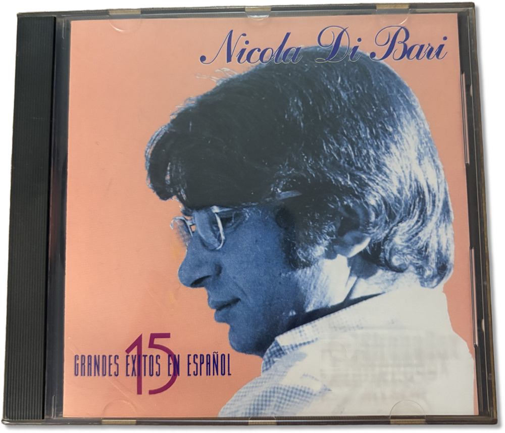 Nicola Di Bari 15 Grandes Exitos en Espanol Audio CD (1991) Excellent Latin Pop